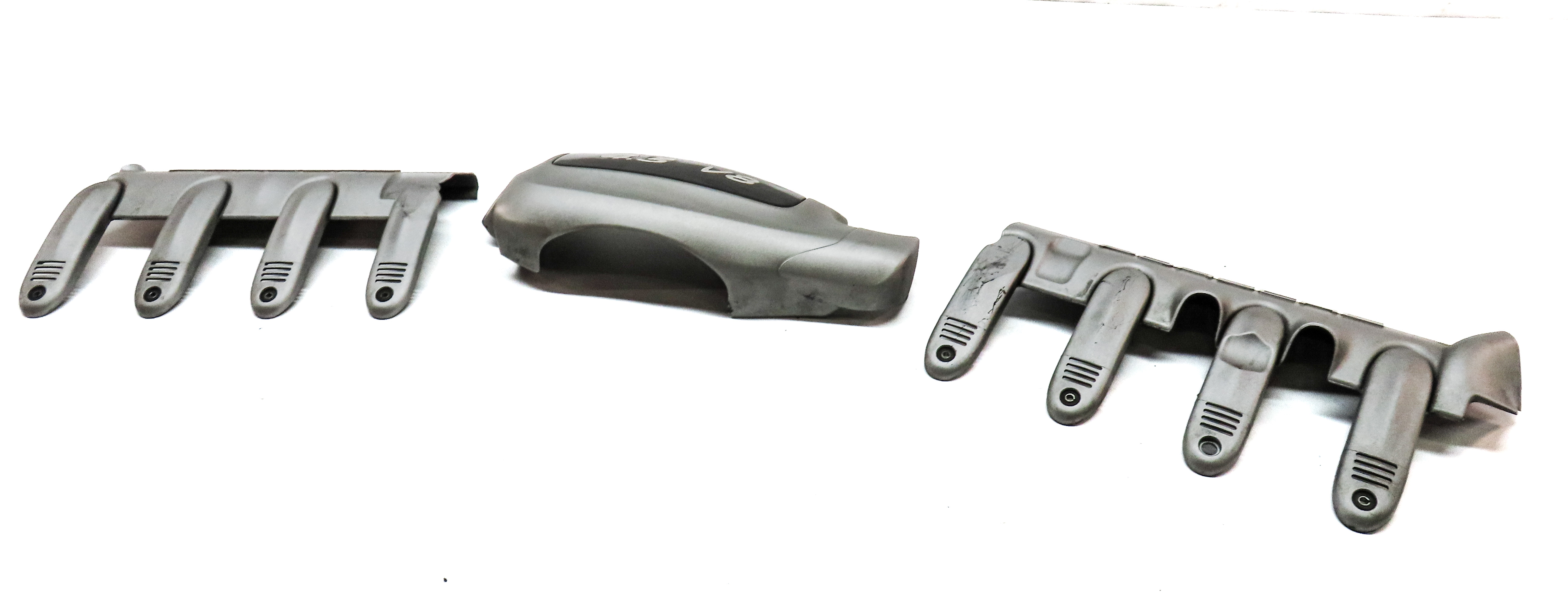 2003-2006 PORSCHE CAYENNE (955) 4.5L M48 VALVE COVER ENGINE COVER TRIM SET-3 — exact item pictured